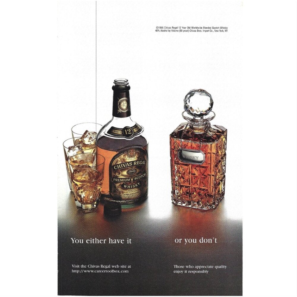 Chivas Regal Scotch Whisky Advertisement 2000s Print Ad